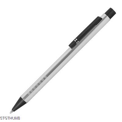 RETRACTABLE BALL PEN MADE OF METAL in White