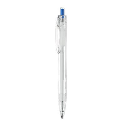 RPET PUSH BALL PEN in Blue