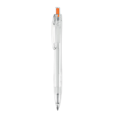 RPET PUSH BALL PEN in Orange