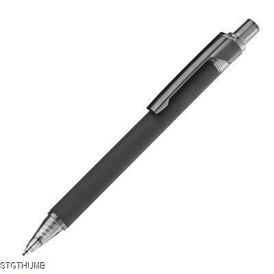 RUBBER BALL PEN in Black