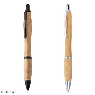 SAGANO BALL PEN in Bamboo with Push Button