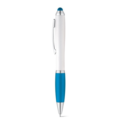 SANS BALL PEN with Twist Mechanism & Metal Clip in Light Blue