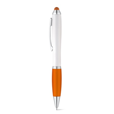 SANS BALL PEN with Twist Mechanism & Metal Clip in Orange