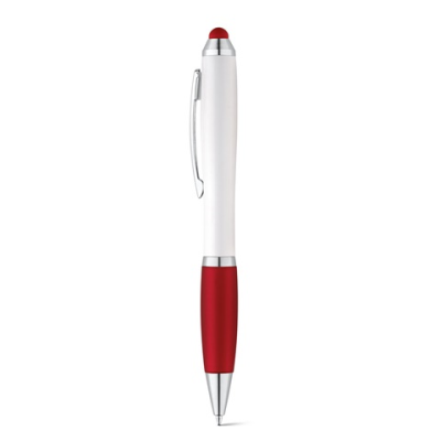 SANS BALL PEN with Twist Mechanism & Metal Clip in Red