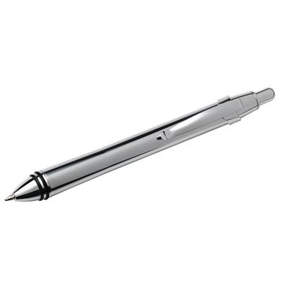 SILVER CHROME METAL BALL PEN