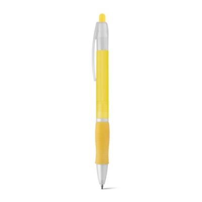 SLIM BK NONSLIP BALL PEN in Yellow