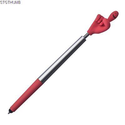 SMILE HANDBALL PEN in Red