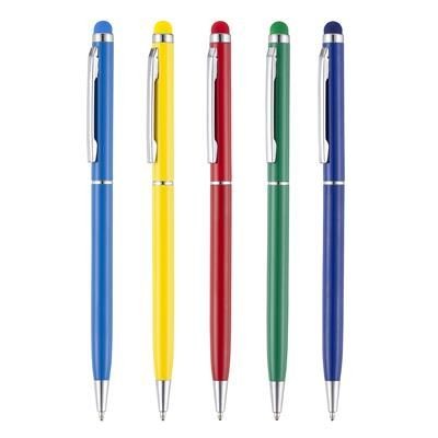 SOFT-TOP TROPICAL COLOUR STYLUS BALL PEN