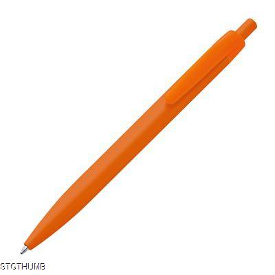 SOLID PLASTIC BALL PEN in Orange