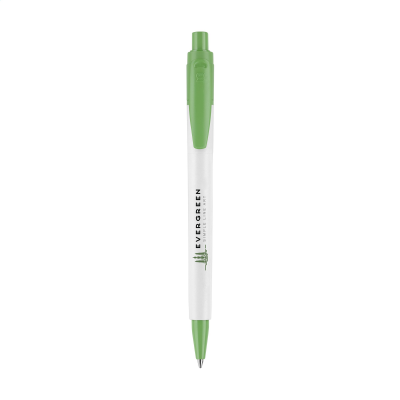 STILOLINEA BARON 03 RECYCLED PEN in White & Light Green