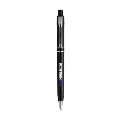 STILOLINEA RAJA SILVER CHROME PEN in Black