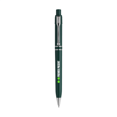 STILOLINEA RAJA SILVER CHROME PEN in Dark Green