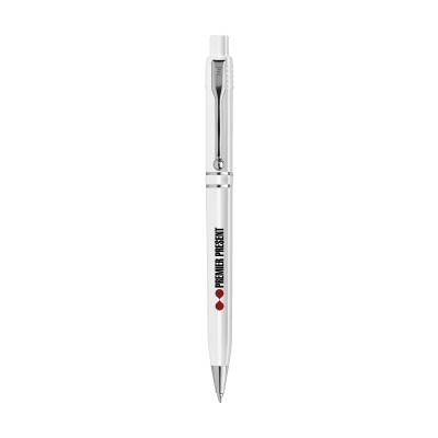 STILOLINEA RAJA SILVER CHROME PEN in White