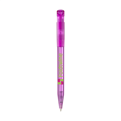 STILOLINEA S45 CLEAR TRANSPARENT PEN in Clear Transparent Pink