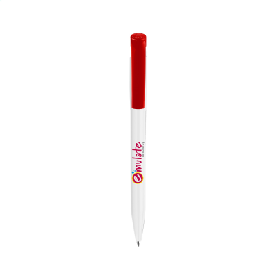 STILOLINEA S45 SOLID PEN in White & Red