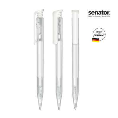 SUPER HIT CLEAR TRANSPARENT PUSH BALL PEN