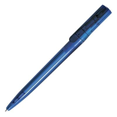 SURFER TRANS RPET BALL PEN in Blue