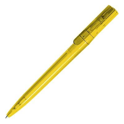 SURFER TRANS RPET BALL PEN in Yellow