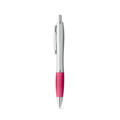 SWING BALL PEN with Metal Clip in Pink