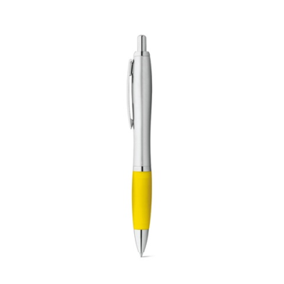 SWING BALL PEN with Metal Clip in Yellow