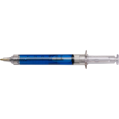 SYRINGE BALL PEN in Light Blue