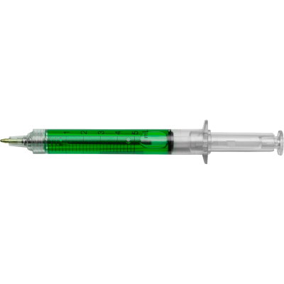 SYRINGE BALL PEN in Pale Green