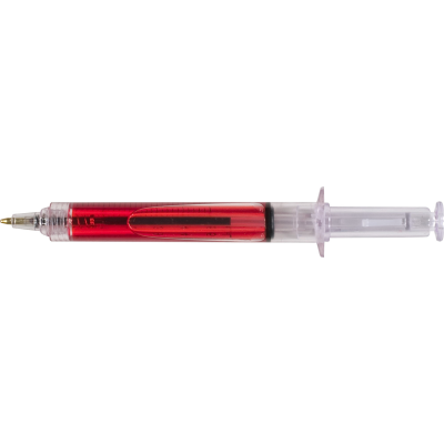 SYRINGE BALL PEN in Red