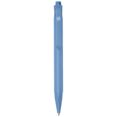 TERRA CORN PLASTIC BALL PEN (BLUE INK) in Blue