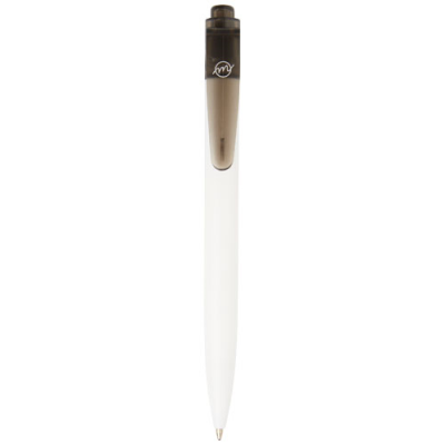 THALAASA OCEAN-BOUND PLASTIC BALL PEN (BLACK INK) in Clear Transparent Black & White