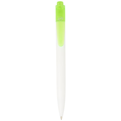 THALAASA OCEAN-BOUND PLASTIC BALL PEN (BLACK INK) in Clear Transparent Green & White