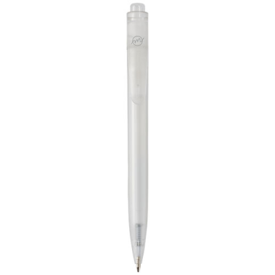 THALAASA OCEAN-BOUND PLASTIC BALL PEN (BLACK INK) in White