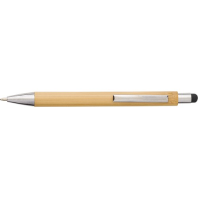 THE LEX - BAMBOO AND PLASTIC BALL PEN in Black