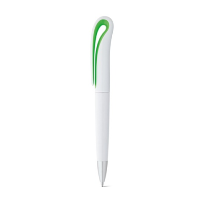 TOUCAN BALL PEN with Twist Mechanism & Clip in Pale Green