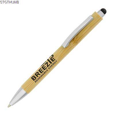 TRAVIS BAMBOO STYLUS BALL PEN