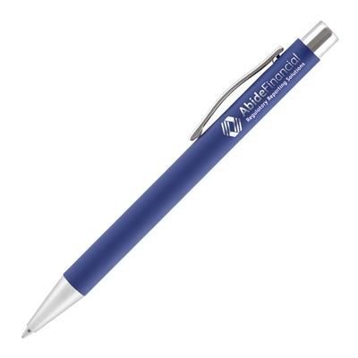 TRAVIS SOFT FEEL BALL PEN in Blue