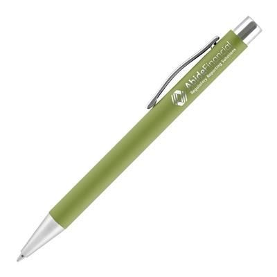 TRAVIS SOFT FEEL BALL PEN in Green