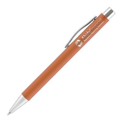 TRAVIS SOFT FEEL BALL PEN in Orange