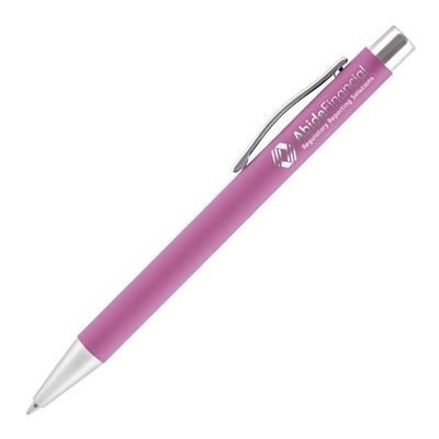 TRAVIS SOFT FEEL BALL PEN in Pink