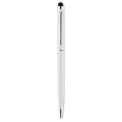 TWIST AND TOUCH BALL PEN in White