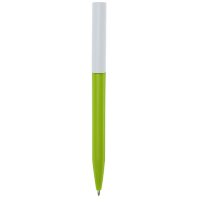 UNIX RECYCLED PLASTIC BALL PEN (BLACK INK) in Apple Green