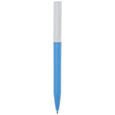 UNIX RECYCLED PLASTIC BALL PEN (BLACK INK) in Aqua