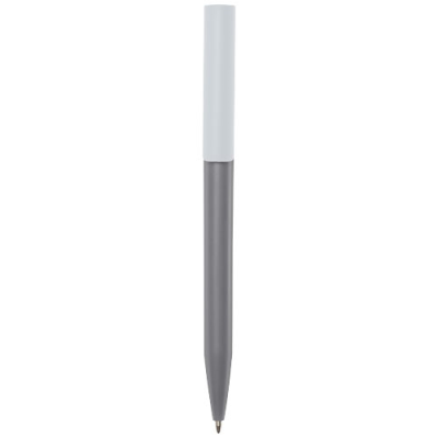 UNIX RECYCLED PLASTIC BALL PEN (BLACK INK) in Grey