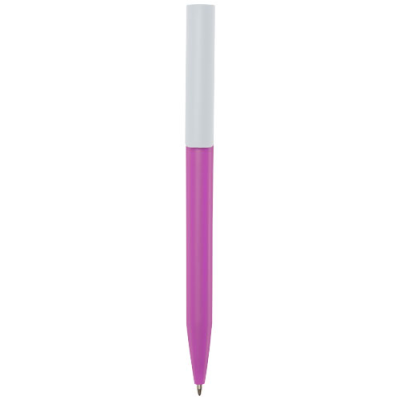 UNIX RECYCLED PLASTIC BALL PEN (BLACK INK) in Magenta