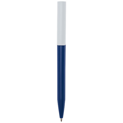 UNIX RECYCLED PLASTIC BALL PEN (BLACK INK) in Navy