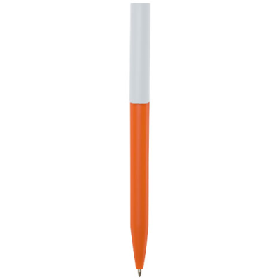 UNIX RECYCLED PLASTIC BALL PEN (BLACK INK) in Orange