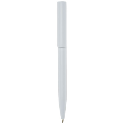 UNIX RECYCLED PLASTIC BALL PEN (BLACK INK) in White