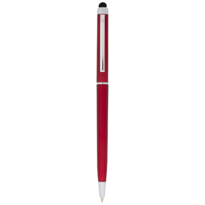 VALERIA ABS BALL PEN with Stylus in Red