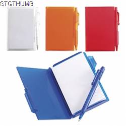 VECTOR NOTE PAD AND PEN