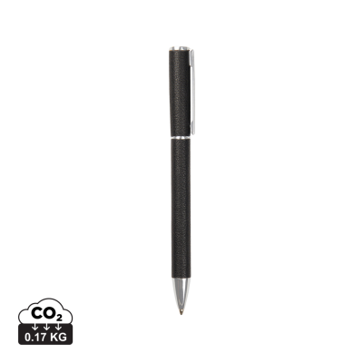 VINGA TIMO RCS RECYCLED ALUMINIUM METAL PEN in Black