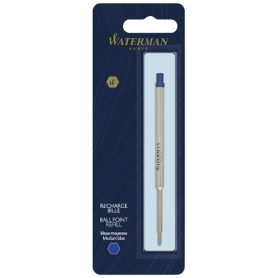 WATERMAN BALL PEN REFILL in Silver & Light Blue